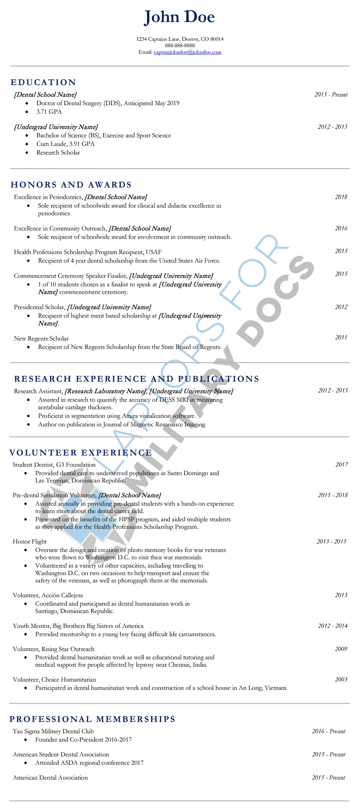 Example Of A Cv - Cv Template College Student College Cvtemplate